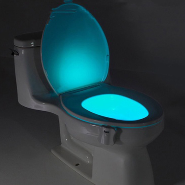 8-Color LED Sensored Toilet PotLight