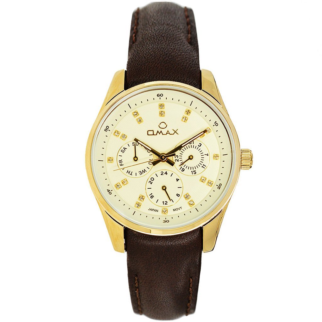 BAILEY MULTI-FUNCTION LEATHER BAND WATCH