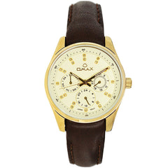 BAILEY MULTI-FUNCTION LEATHER BAND WATCH