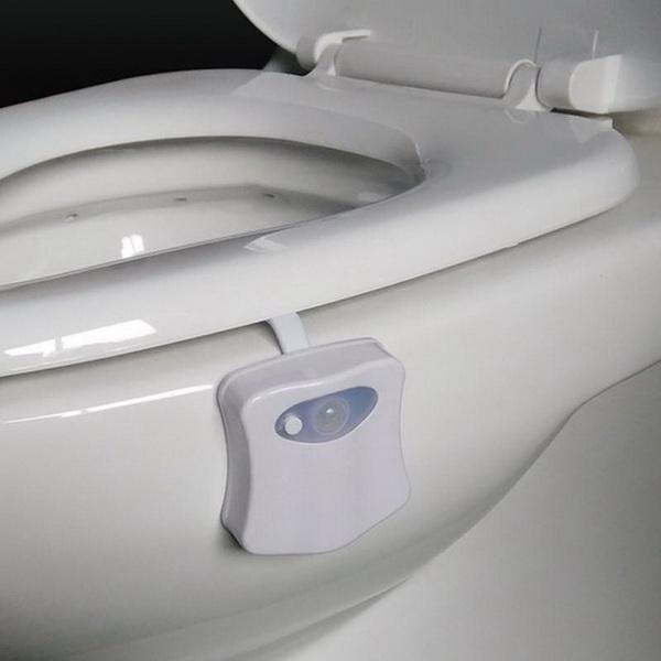 8-Color LED Sensored Toilet PotLight