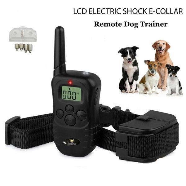 Remote Static and Vibration Dog Training Collar