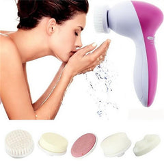 Clearance 5-in-1 Electric Facial Cleansing Brush and Massager Kit