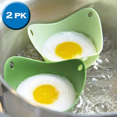 Clearance 2 Pack: Silicone Egg Poacher