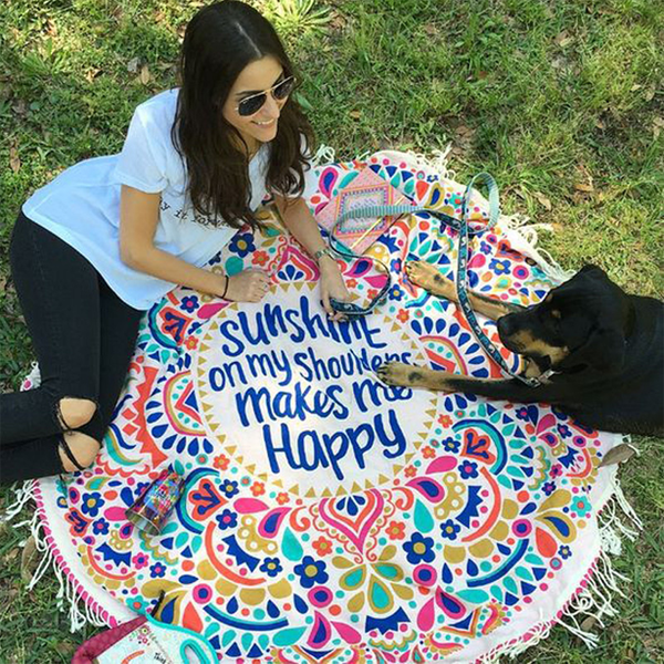 Clearance Mandala Round Sunshine Mat